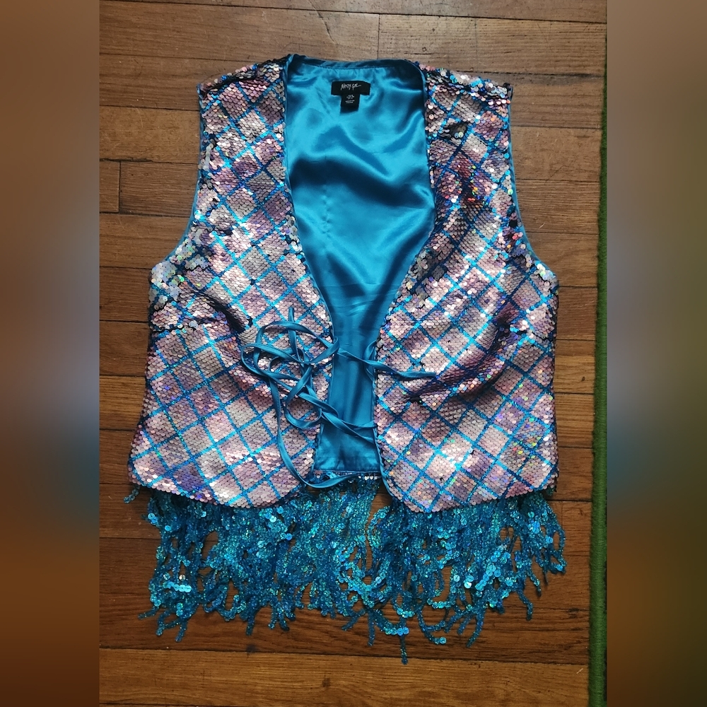 Nasty Gal sequin mermaid vest